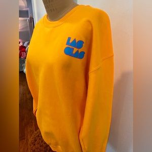 LAS OLAS Golden Yellow Sweatshirt NWT